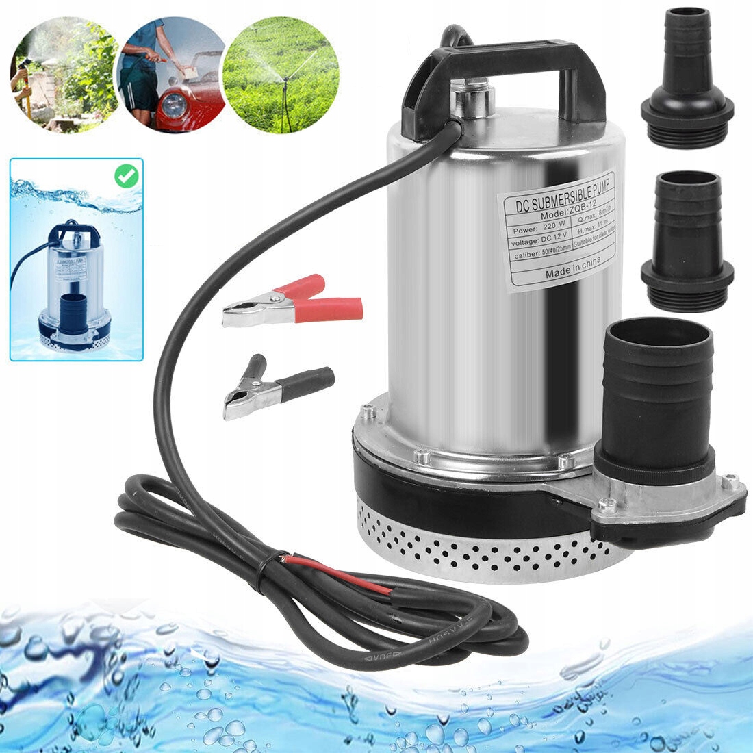 Hlubinná Membránová Pumpa Na Vodu Do Ponorné Studny 8000 l/h