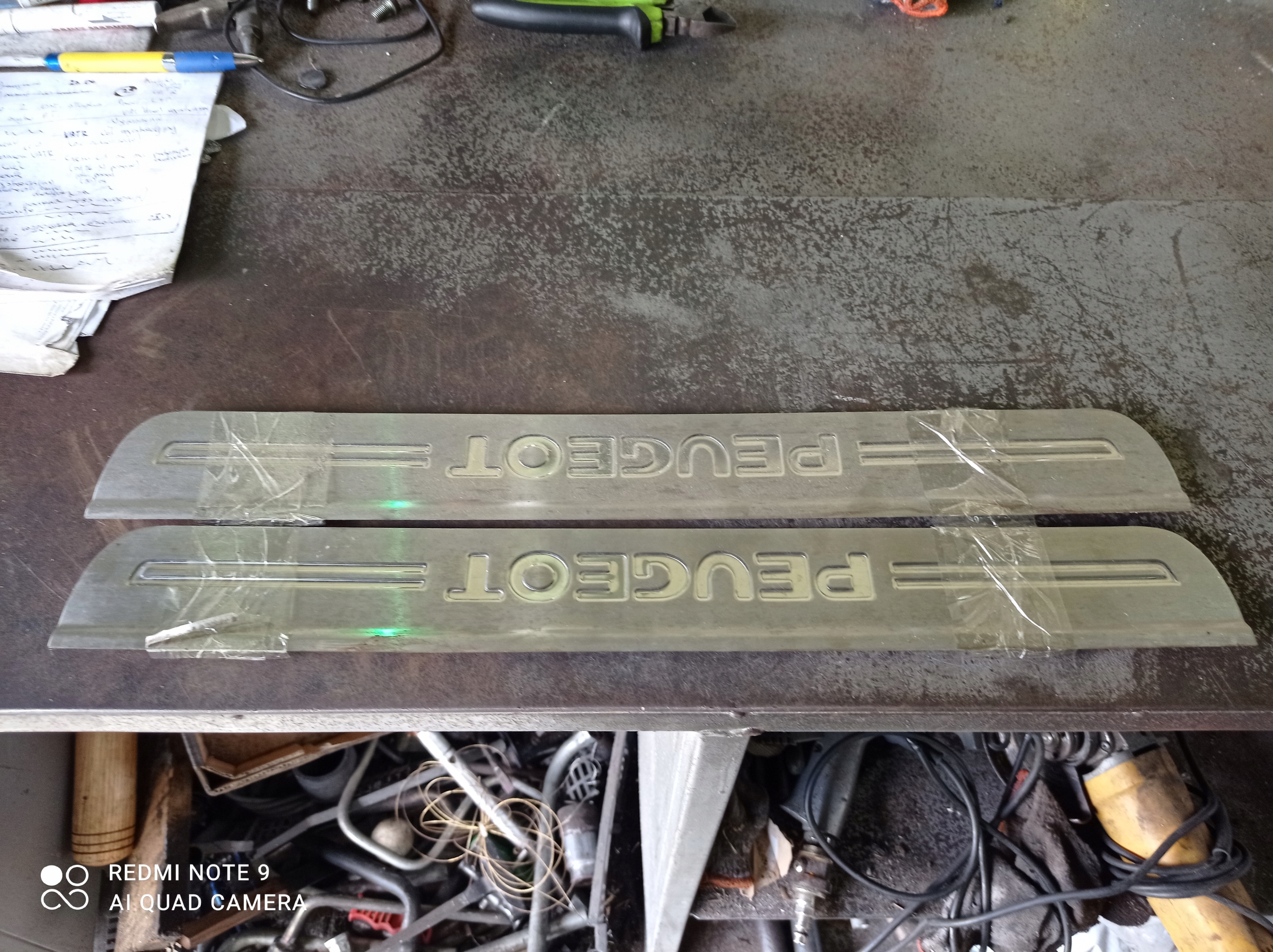 PEUGEOT 307-НАКЛАДКА НА ПОРОГ