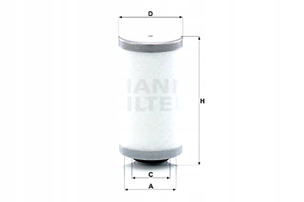 MANN-FILTER FILTR ODPOWIETRZENIA SKRZYNI KORBOWEJ