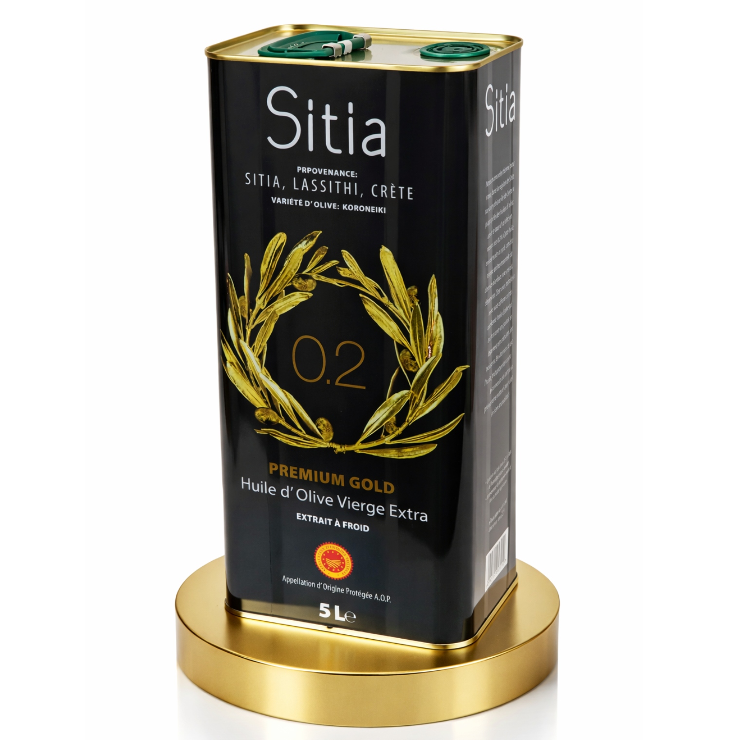 Oliwa Z Oliwek Koroneiki Extra Virgin Grecka Sitia 5L 0,2% Kreta data 01/28