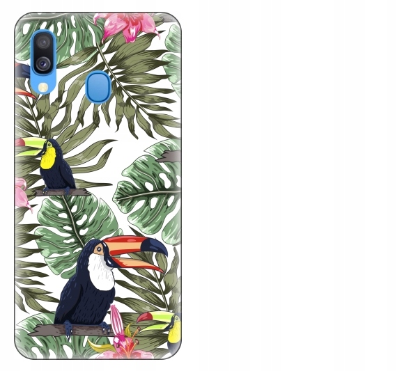 

Etui pokrowiec Samsung Galaxy A40 Tukan ptak tropi