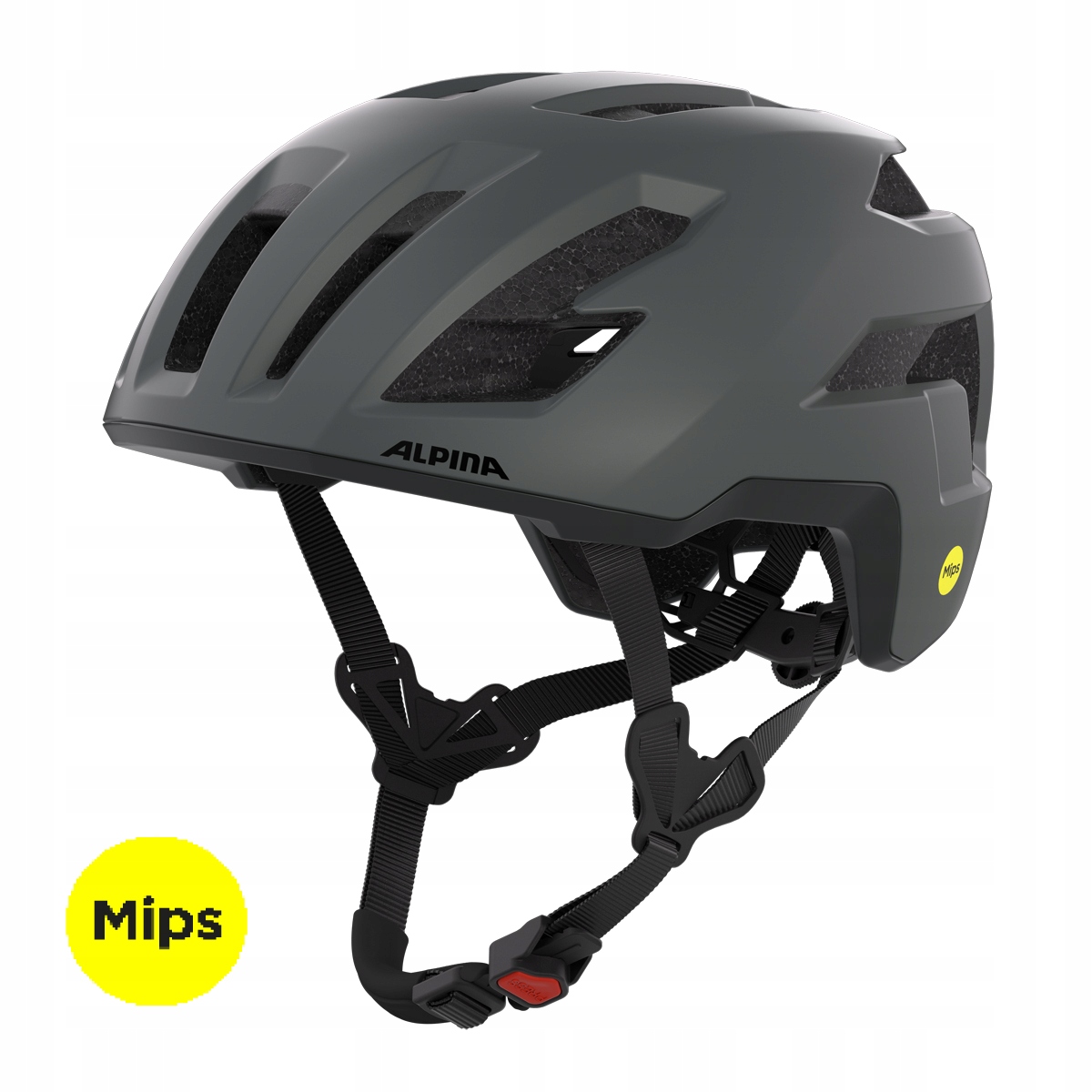 Cyklistická přilba Alpina Paranus Mips Black-Midnight Grey Matt 52-56 (Fokus