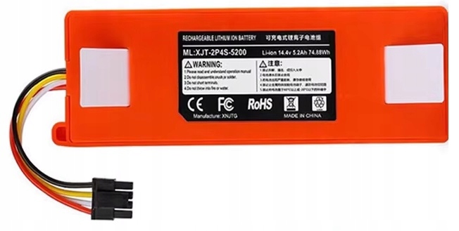 Baterie Akumulátor XJT-2P4S-5200 pro Xiaomi Roborock S5 Max 14,4V 5200mAh