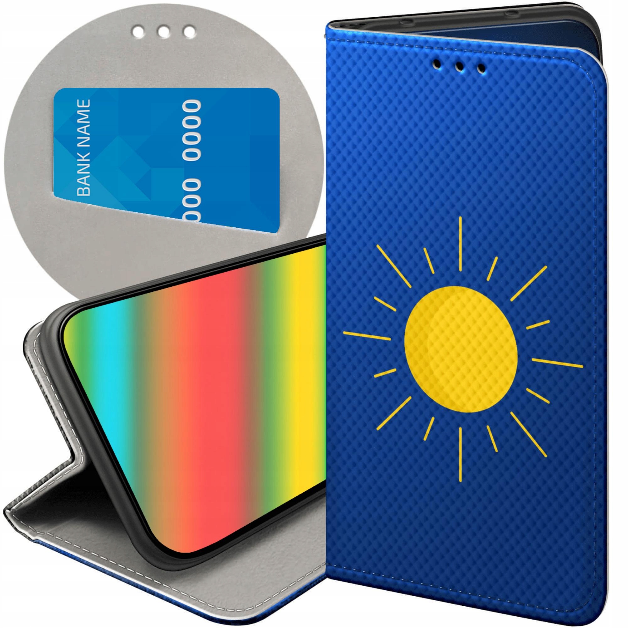 Etui Z Klapką Do Oppo RENO13 F 4G 5G Słońce Planety Sun Futerał
