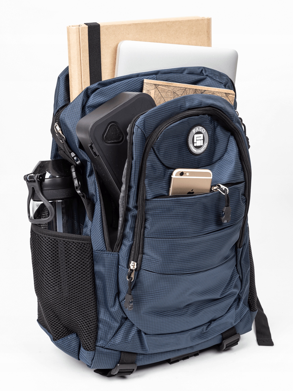 PLECAK DAMSKI MĘSKI TURYSTYCZNY SPORTOWY PASO Kolor niebieski