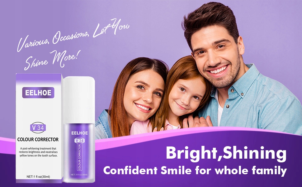 HISMILE V34 30ml Pasta Do Zębów Z Korektorem Marka bez marki