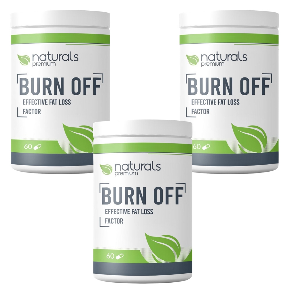 Naturals Premium Burn Off 60 kapslí spalovač tuků termogenik redukce Top