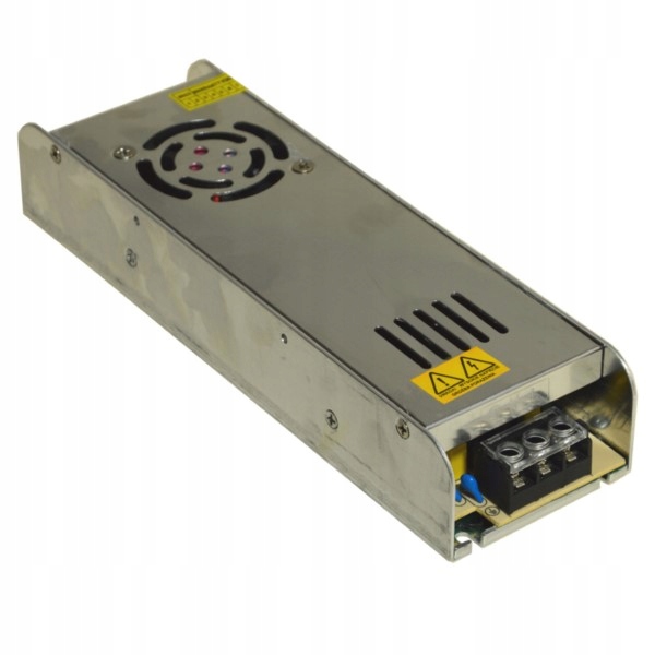 ZASILACZ 24V 360W 15A SLIM DO LED CCTV MODUŁOWY MONTAŻOWY PRZEMYSŁOWY