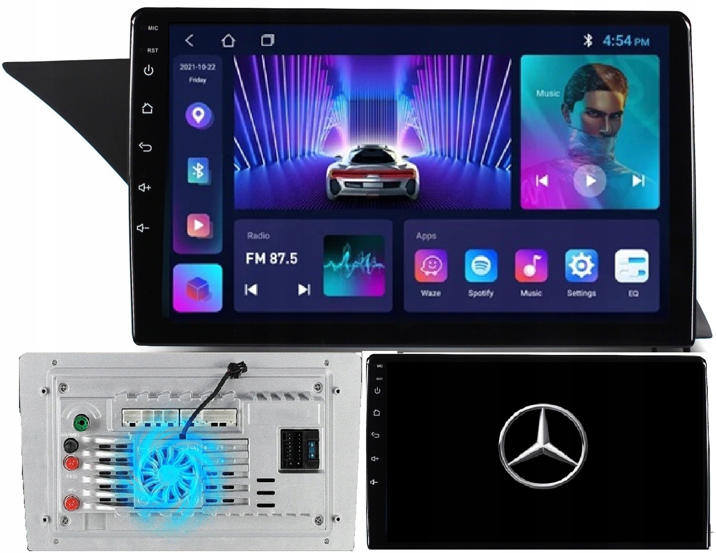 Radio Nawigacja Android Mercedes X204 Glk 2012-2015 +kam +wentylator 2/64GB
