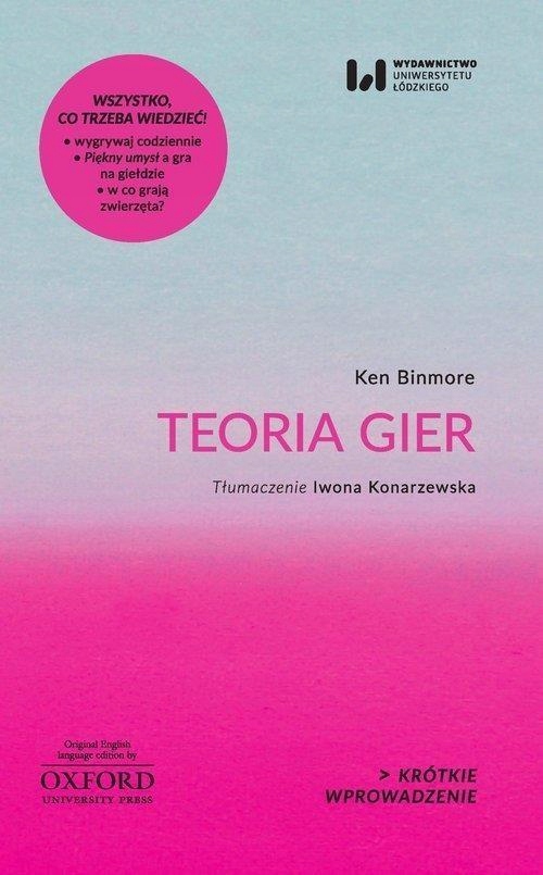 Krótkie Wprowadzenie 8. Teoria Gier, Binmore Ken