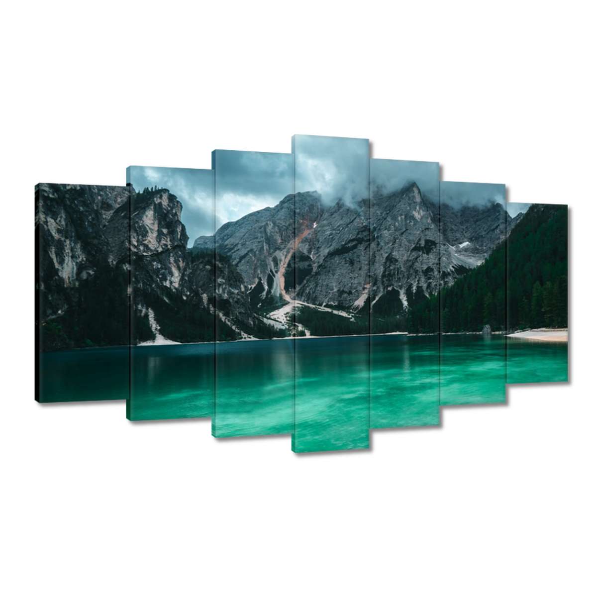 Obrazy 140x80 Horské jezero Krajina