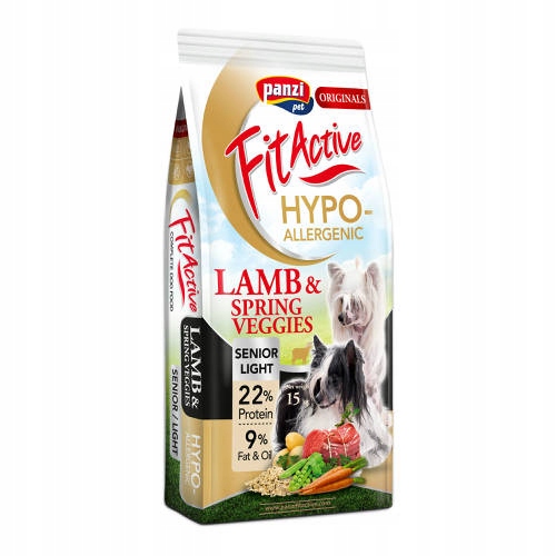 Fit Active Dog Hypoallergenic Light Senior Lamb Monobiałkowa 15 kg