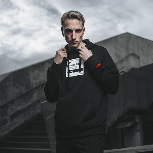 Mikina Holy Blvk Satanax r.M Print Premium Made In Poland