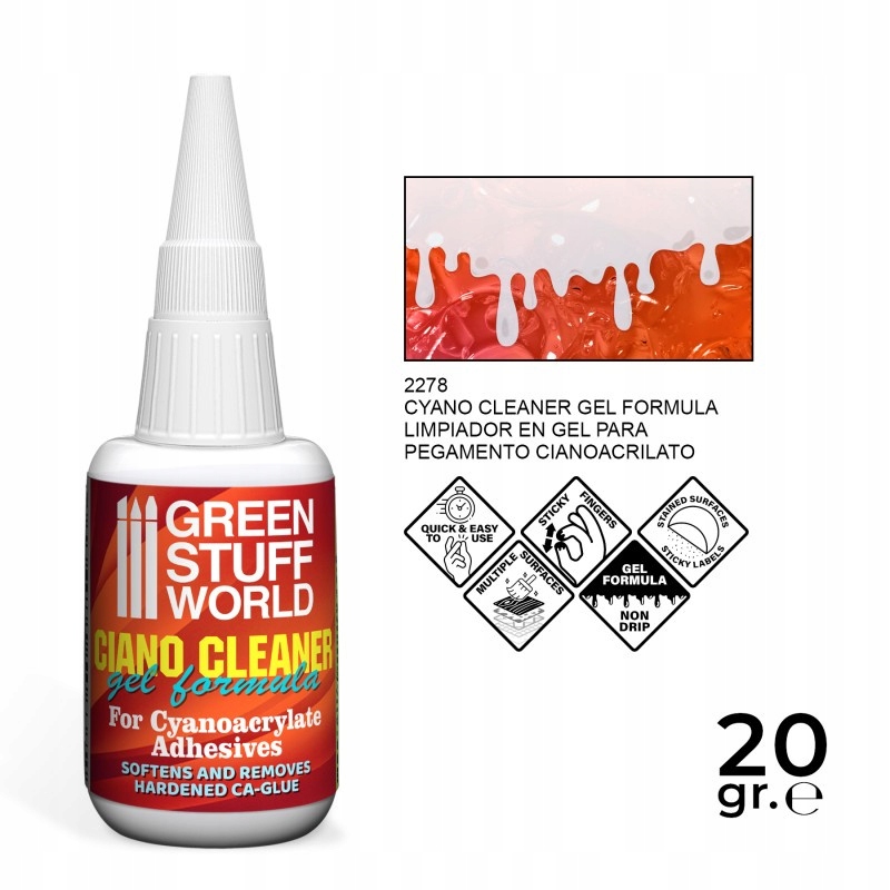 Ciano Cleaner do czyszczenia klejów 20 gr.