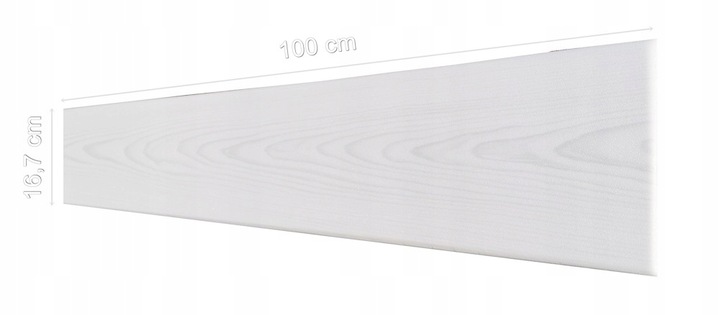 Białe Panele Sufitowe Szare Drewno P02 Sosna 2m2 Marka inna