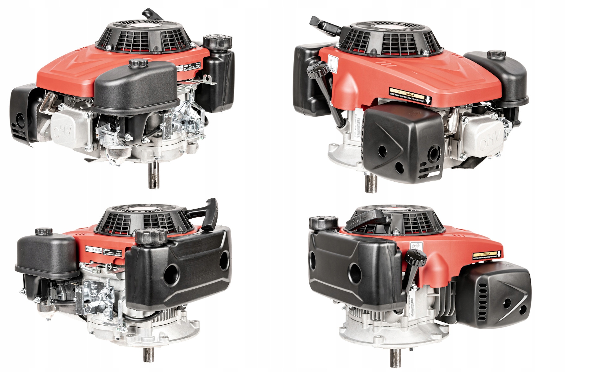 LC1P75F-F Loncin Silnik spalinowy 4-suwowy 224cm3 80/22mm filtr papierowy