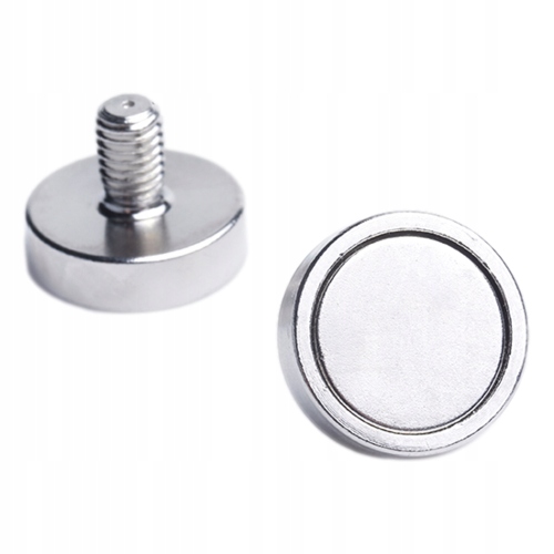 Neodymový magnetický držák 16x12,5 vnější závit M5, sada 50 kusů