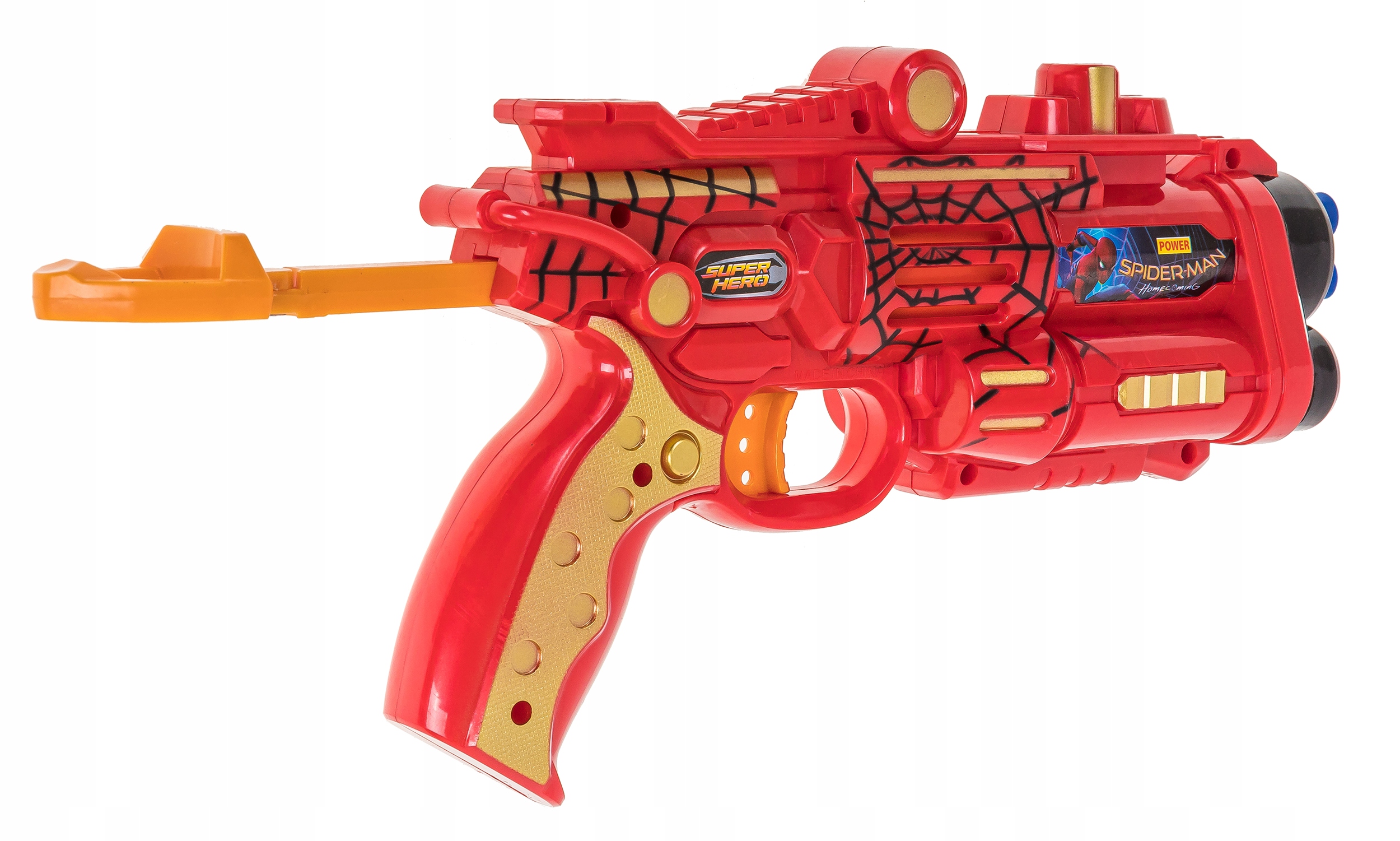 PISTOLET AVENGERS NA NABOJE PIANKOWE 10SZT Materiał plastik