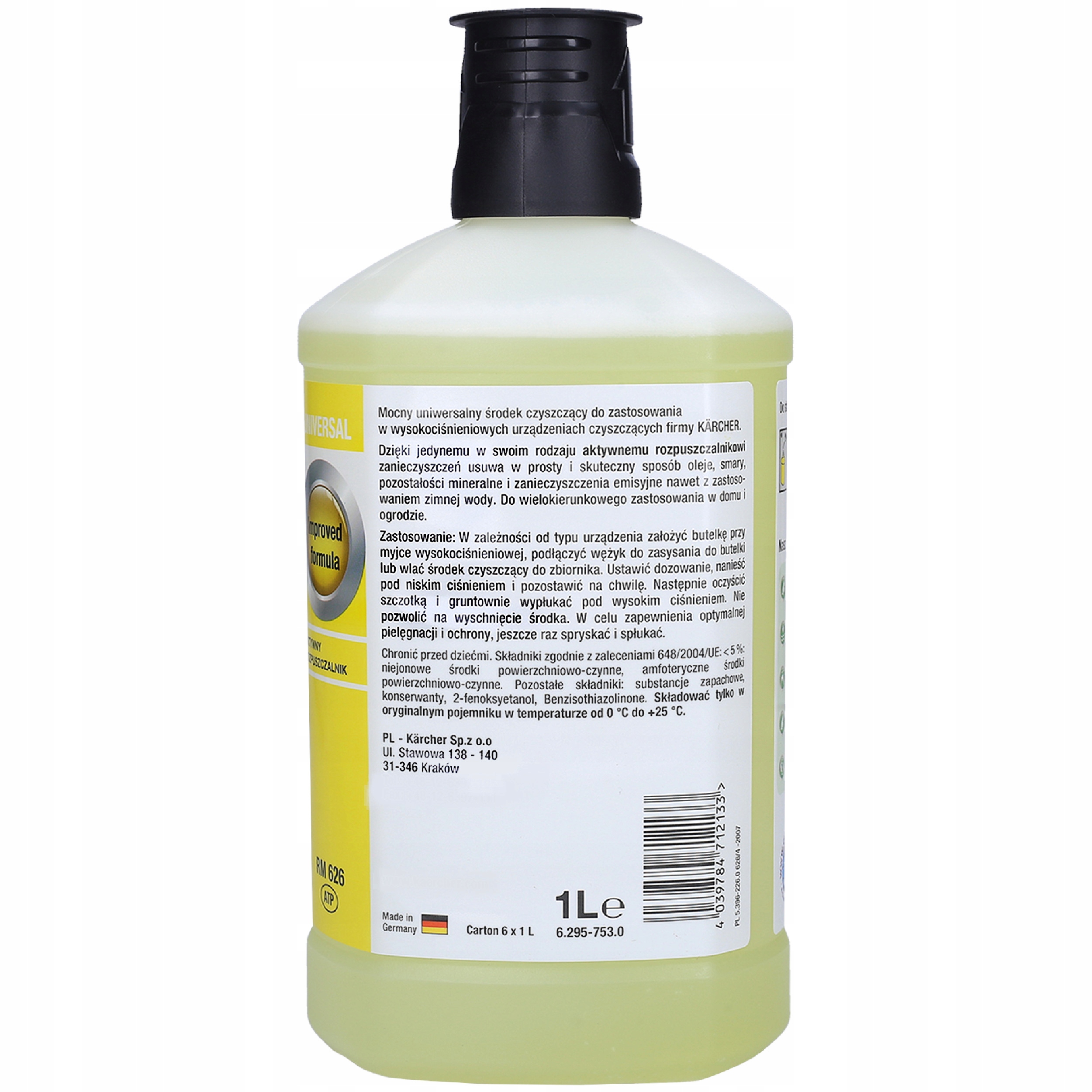 PIANOWNICA 700 ml + UNIWERSALNY PŁYN KARCHER 1L Kod producenta KAR-PIA_01