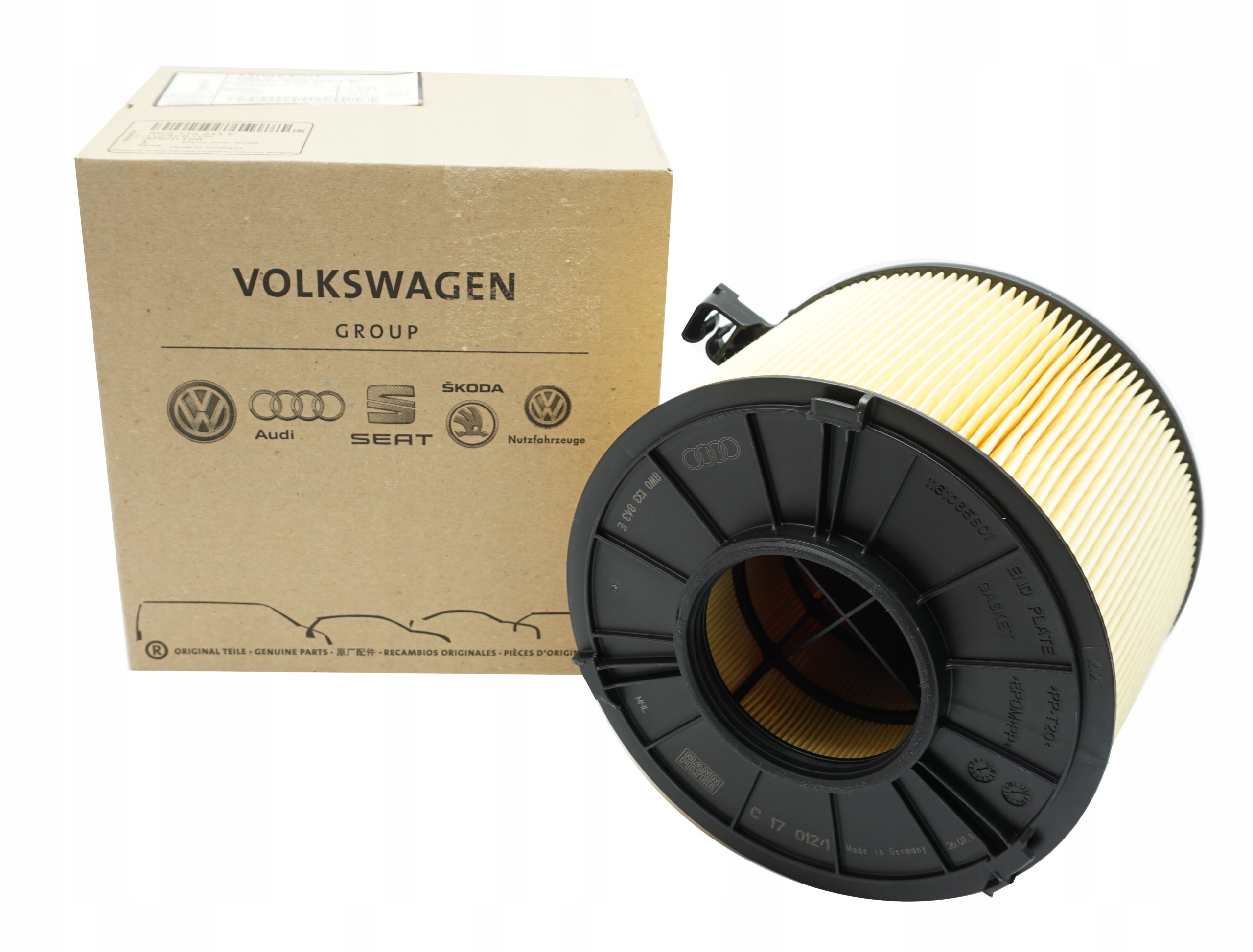 Воздушный фильтр AUDI A4 B9 A5 F5 OEM 8W0133843E