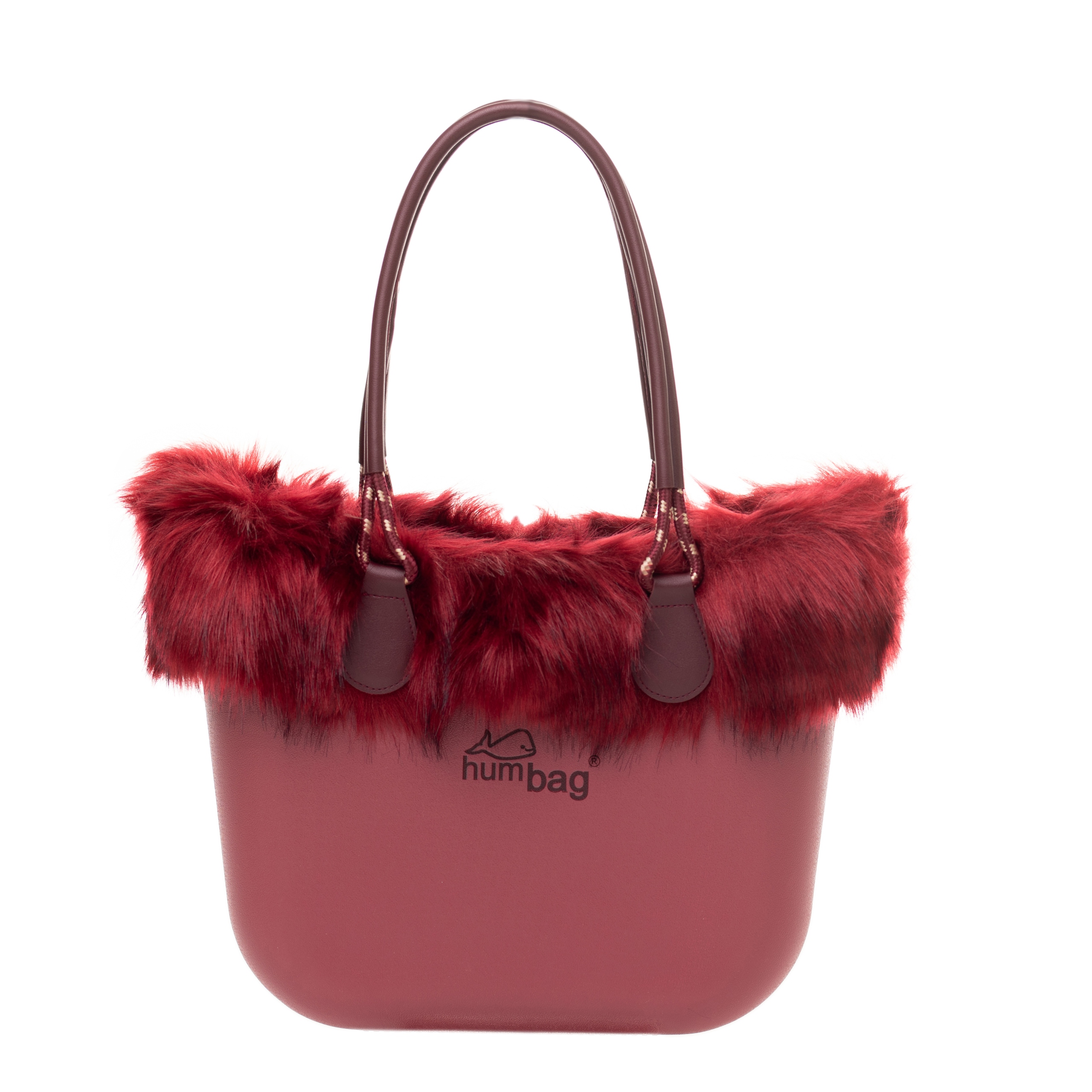 Taška Humbag Bordo Classic Eco Kožešina Bordo