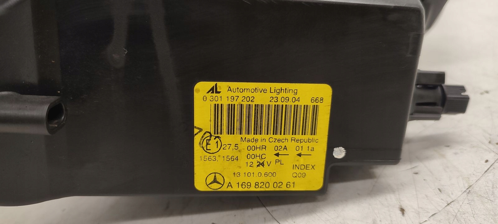 light front front right Mercedes W169