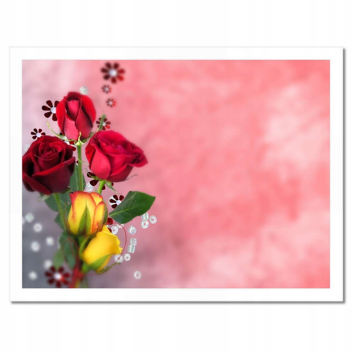 Plakáty v rámu 40x30 Den žen Dárek Láska