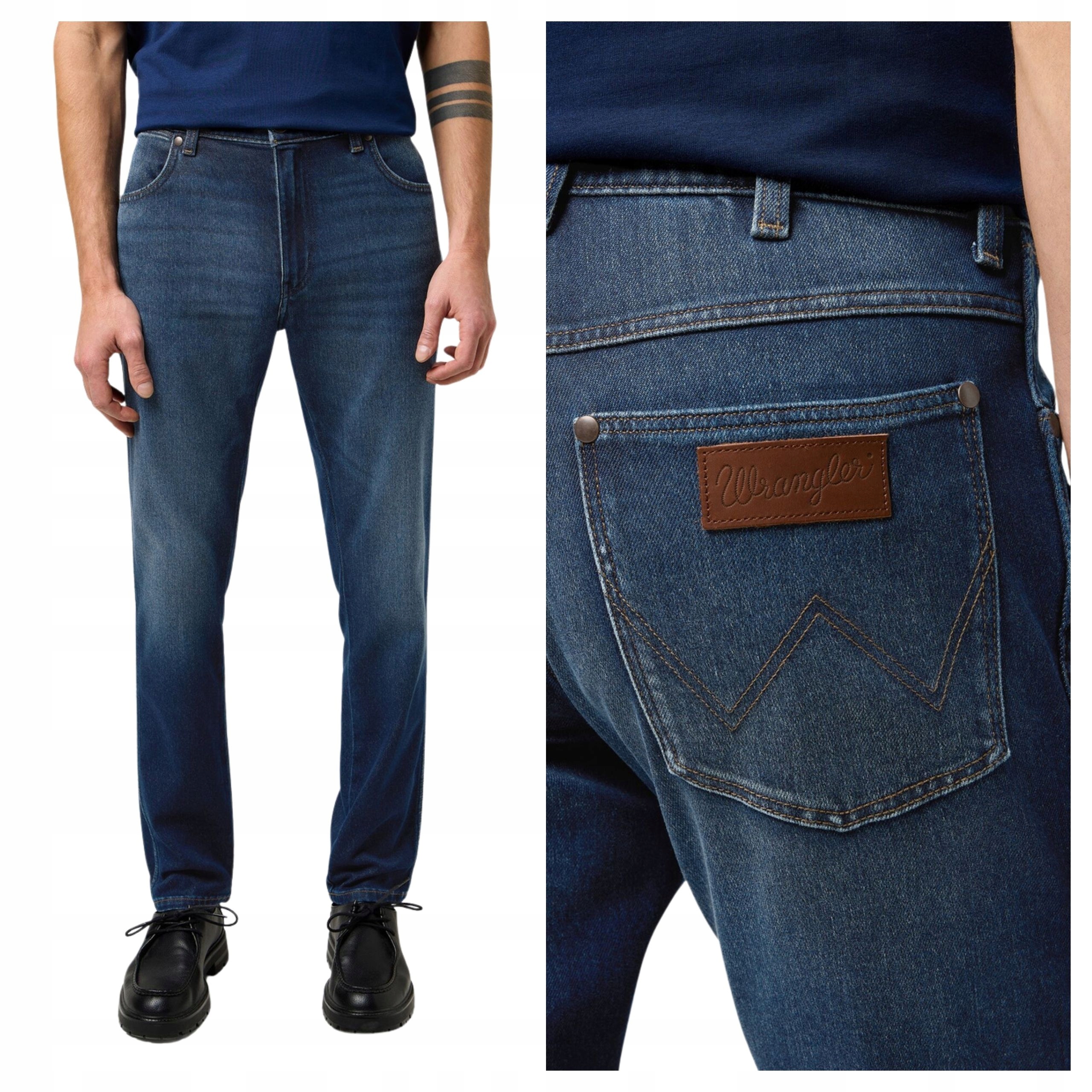 Pánské kalhoty Wrangler River Straight Fit Zúžené džíny Fog W34 L34