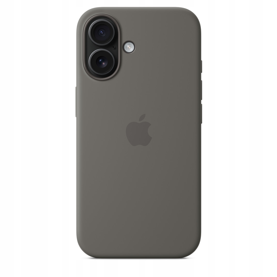 Silikonový kryt Magnetické na iPhone 16 Stone Gray skálově šedý