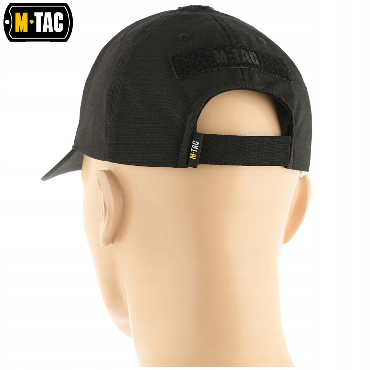 CZAPKA Z DASZKIEM TAKTYCZNA ELITE FLEX RIP-STOP M-TAC CZARNA S/M Cechy z daszkiem