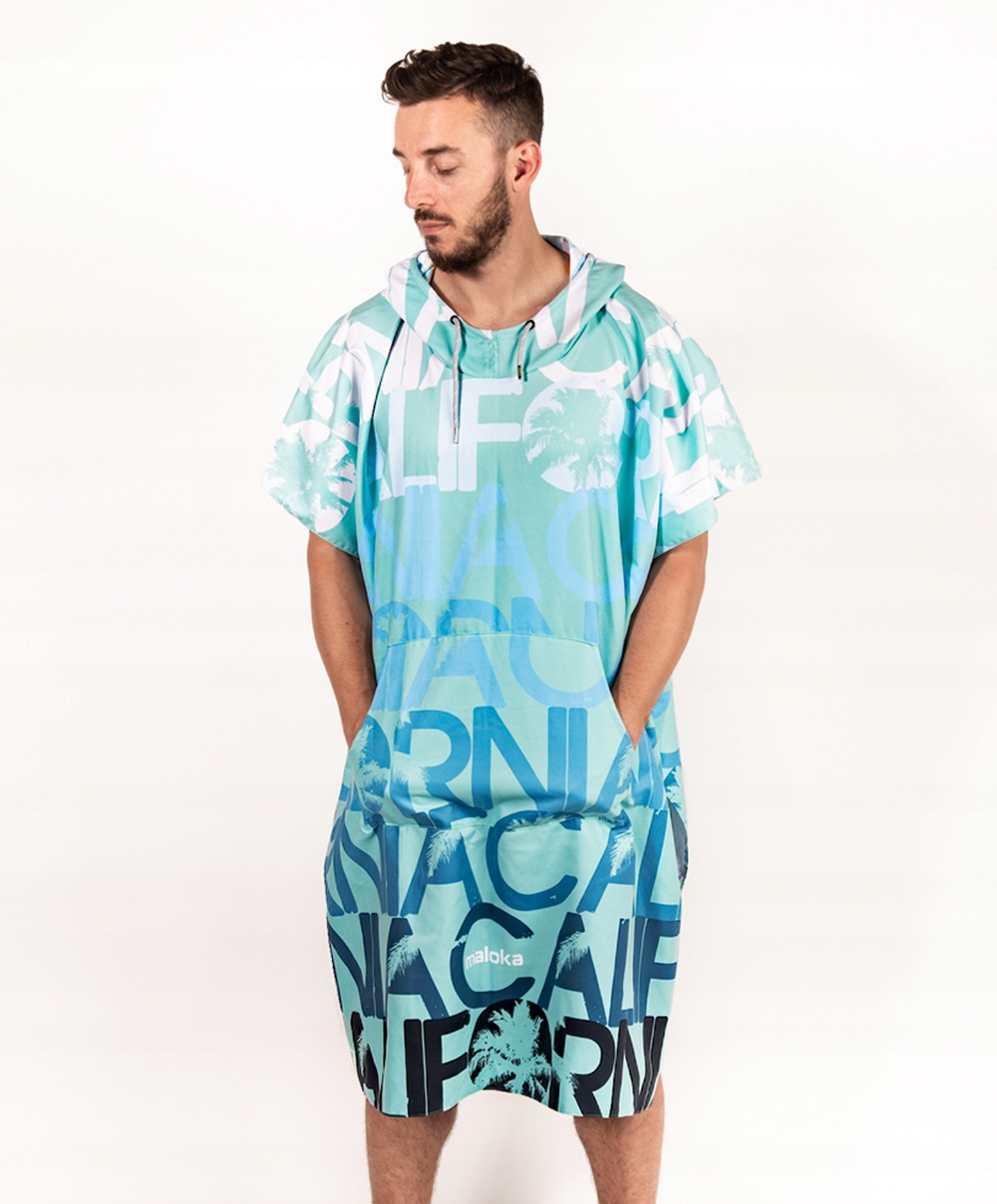 Poncho surf kite plażowe sportowe dla dorosłych EAN (GTIN) 5903661869465