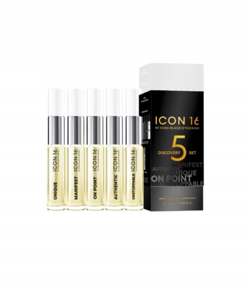 Icon16 by Kuba Błaszczykowski Discovery 5 set woda perfumowana 5x15 ml