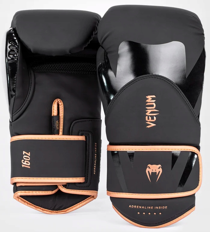 Venum Boxerské rukavice Challenger 4.0 Black/Bronze 12OZ