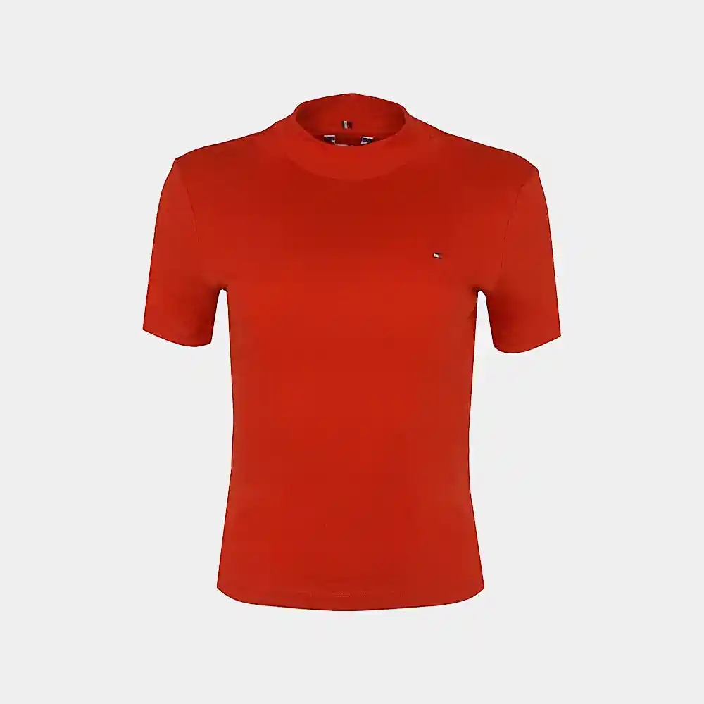 Dámské červené tričko Tommy Hilfiger