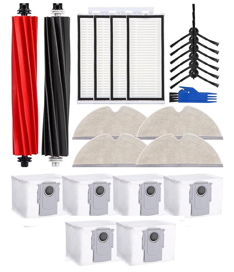 Velký set pro Roborock Q5 Pro sáčky mopů, filtry, kartáče, příslušenství