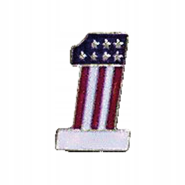 Przypinka Pin Metalowy Flaga Jedynka
