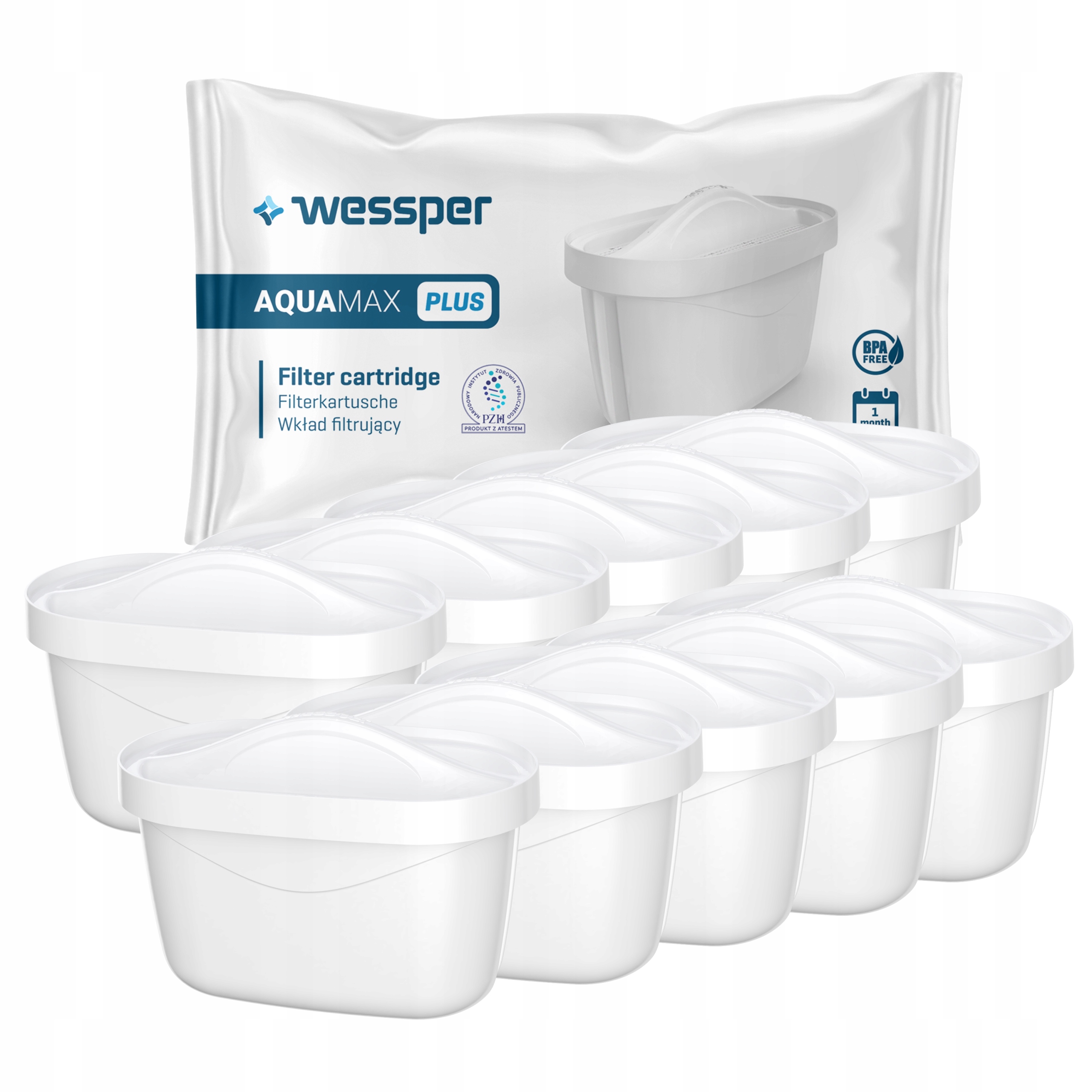 

10x Wessper Aquamax Plus Do Brita Dafi Zamiennik