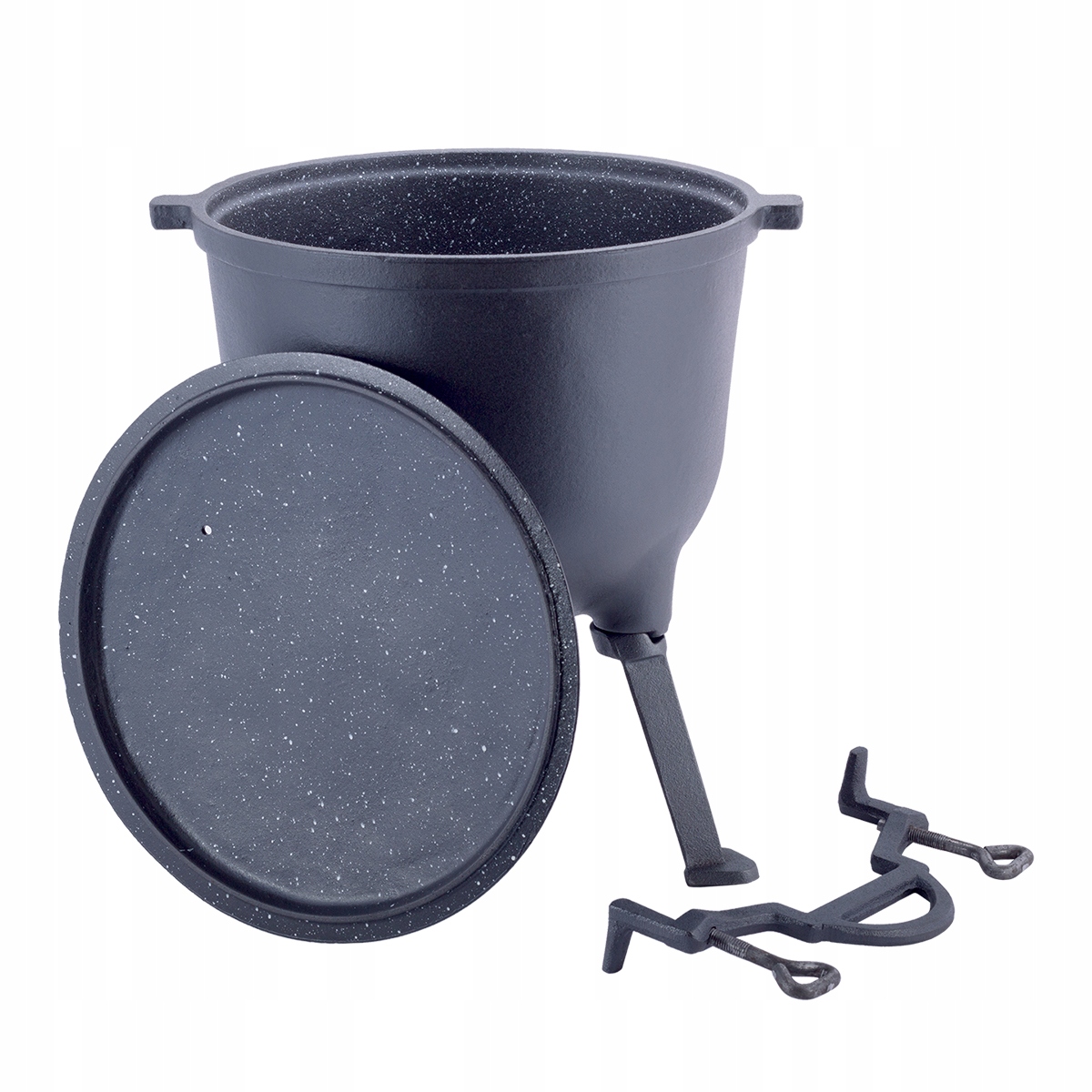 KOCIOŁEK MYŚLIWSKI ŻELIWNY EMALIOWANY POWŁOKA 10l KAMILLE Kod producenta KM4802M