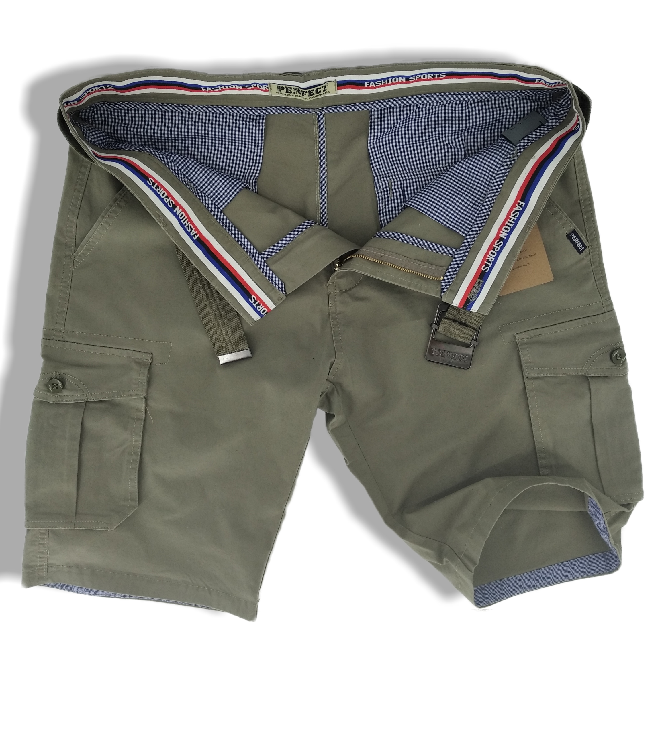 

Spodenki Męskie Bojówki Khaki Jasne XXL 98-102CM