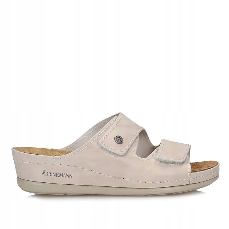 Dámské Nazouváky na klínku Dr. Brinkmann 700777-08 béžové barvy