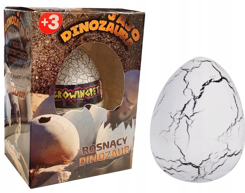 

Jajko Dinozaura Wykluwający Się Dinozaur Rośnie