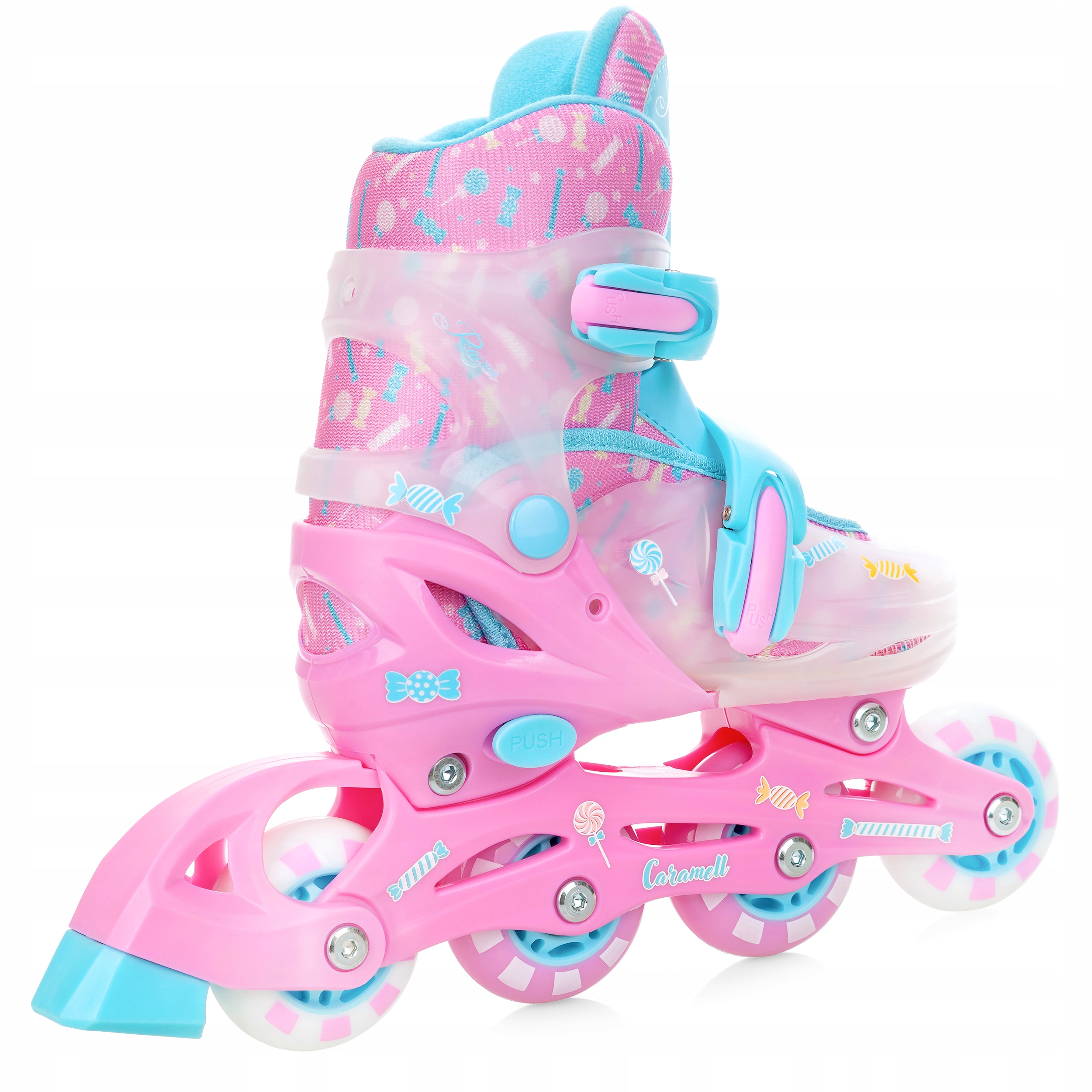 Rolki Regulowane RAVEN Caramell 26-29 Kółka LED Kod producenta 118726