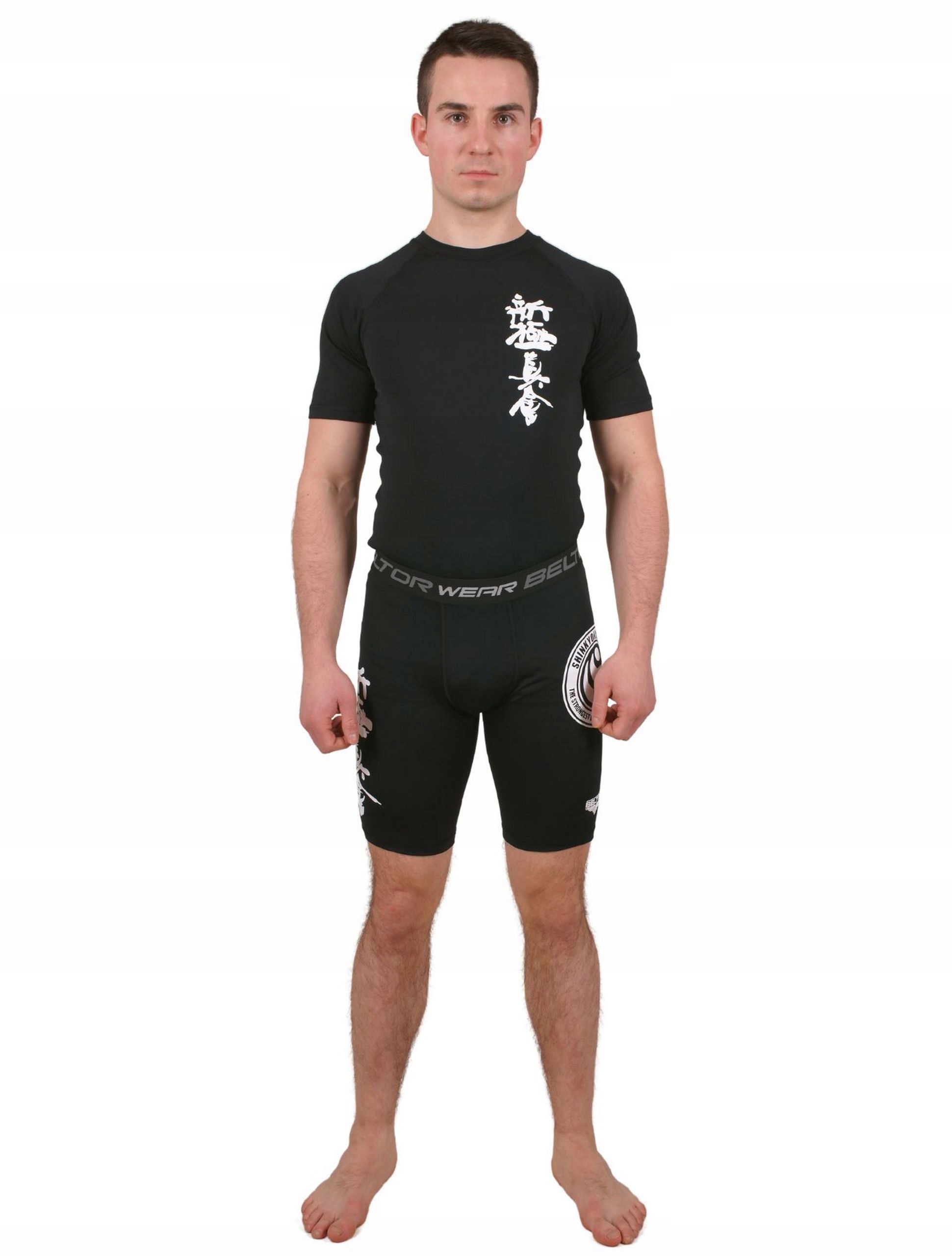 BELTOR KARATE RASHGUARD TERMOAKTYWNY SHINKYOKUSHINKAI 01 CZARNY ROZMIAR XXL Rozmiar XXL