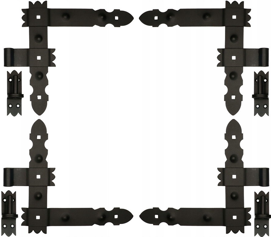 Úhlový Pásový Závěs Na Dveře 300x50MM Sada 8 El