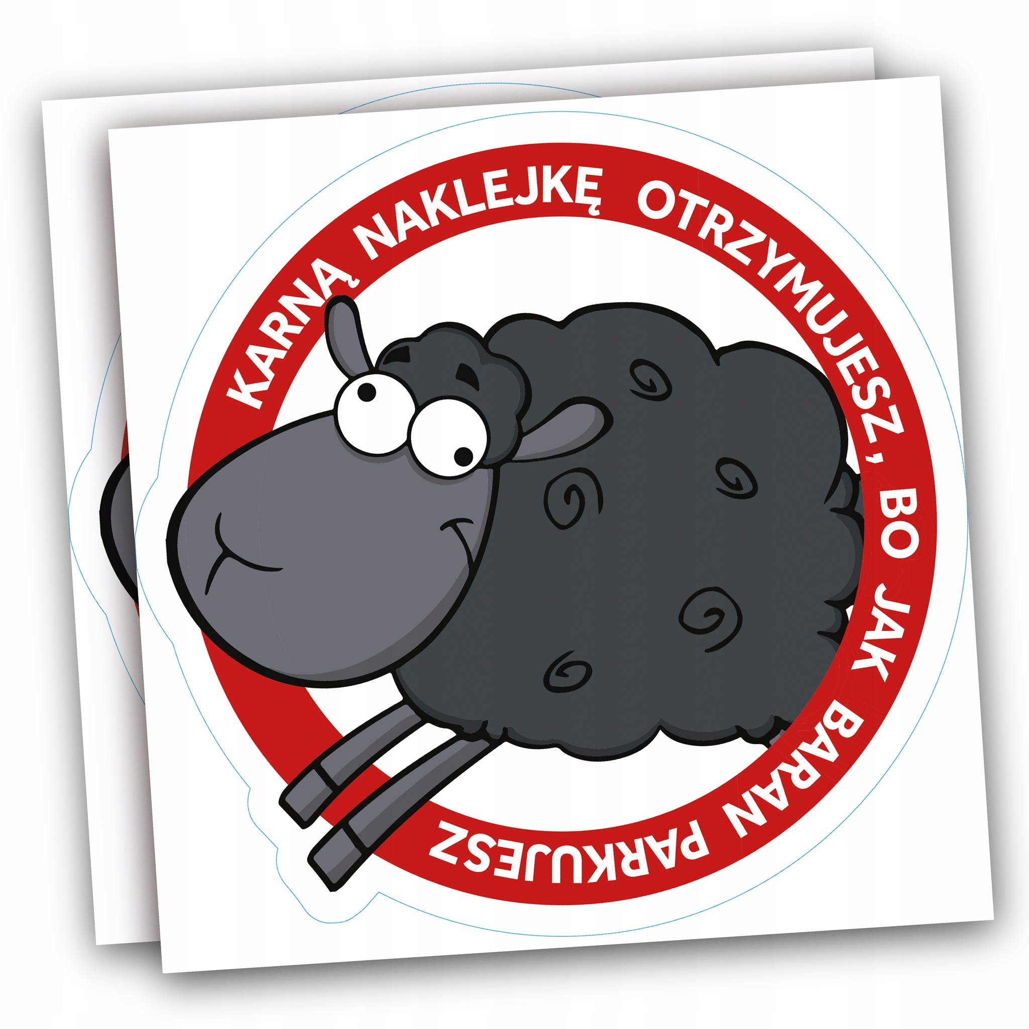 

Naklejki Karne Wlepy Wodoodporne Baran 50 Szt