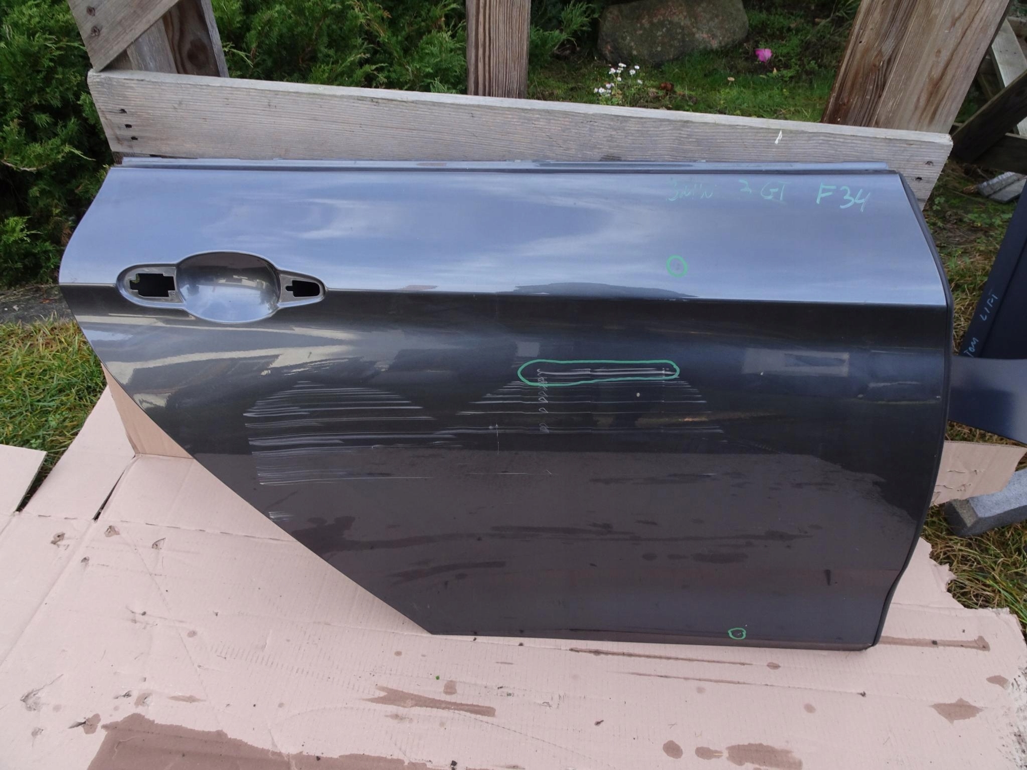 BMW F34 GT 13- DRZWI TYŁ TYLNE PRAWE ORYG