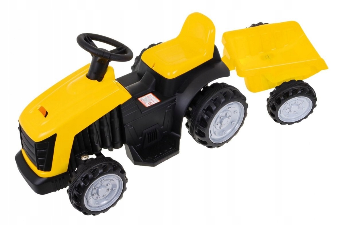 Pierwszy Pojazd Traktor Auto z Przyczepą Na Akumultor Dla Dzieci