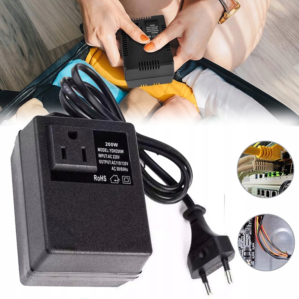 Transformator mocy 300 W przetwornica napięcia AC