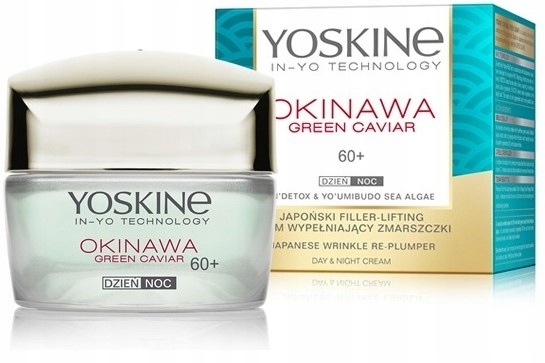 Yoskine Krem Przeciwstarzeniowy Okinawa Green Caviar 60+ Dzień i Noc