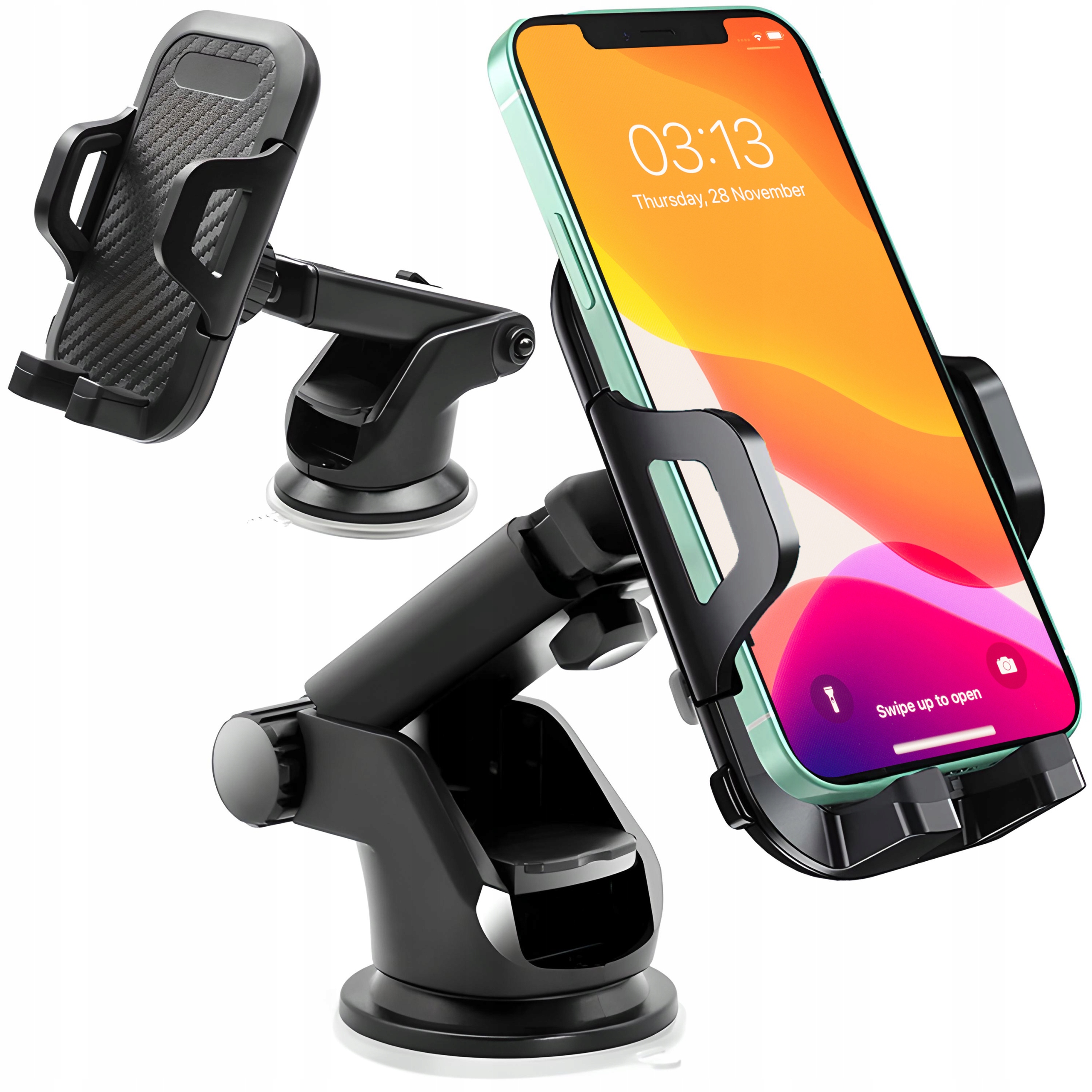 

Mocny Uchwyt Samochodowy Na Telefon Szybę Deskę